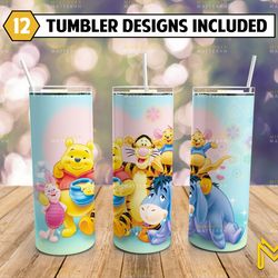 beer pooh tumbler,beer pooh skinny tumbler,cartoon movies dynamic animation tumbler