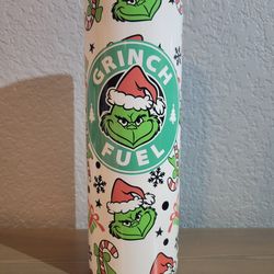 grinch fuel star skinny glitter tumbler, sublimation 20oz skinny glitter tumbler, cold cup 30oz skinny glitter tumbler