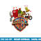 WB100 Looney Tunes Trouble Makers Warner Bros. Logo png, sublimation .jpg