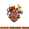 WB100 Looney Tunes Trouble Makers Warner Bros. Logo png, sublimation .jpg