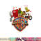 WB100 Looney Tunes Trouble Makers Warner Bros. Logo png, sublimation .jpg