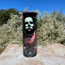 halloween friends tumbler, horror movie 20oz skinny tumbler, horror movie tumbler, horror movie 30oz skinny tumbler
