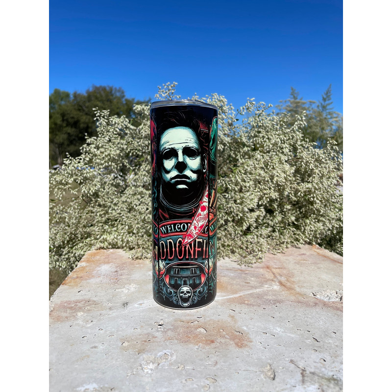Halloween Friends Tumbler, Horror Movie 20oz Skinny Tumbler, Horror Movie Tumbler, Horror Movie 30oz Skinny Tumbler.png