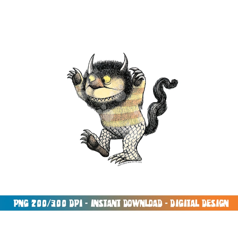 Where the Wild Things Are Carol png, sublimation .jpg