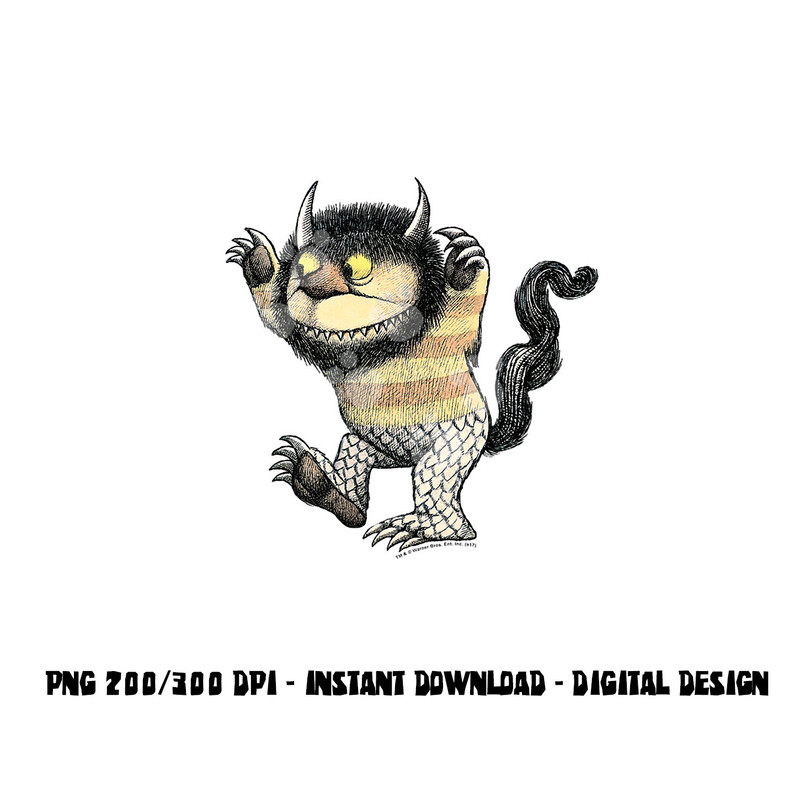 Where the Wild Things Are Carol png, sublimation .jpg