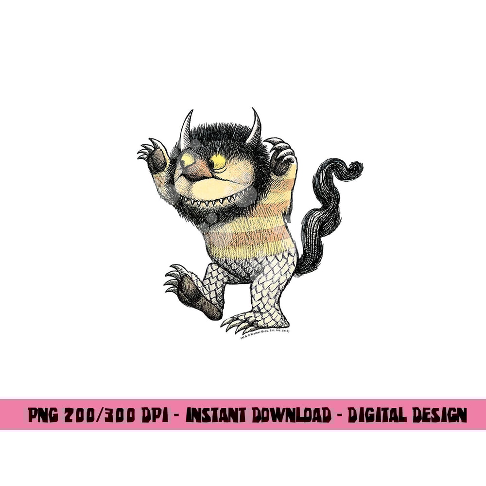 Where the Wild Things Are Carol png, sublimation .jpg