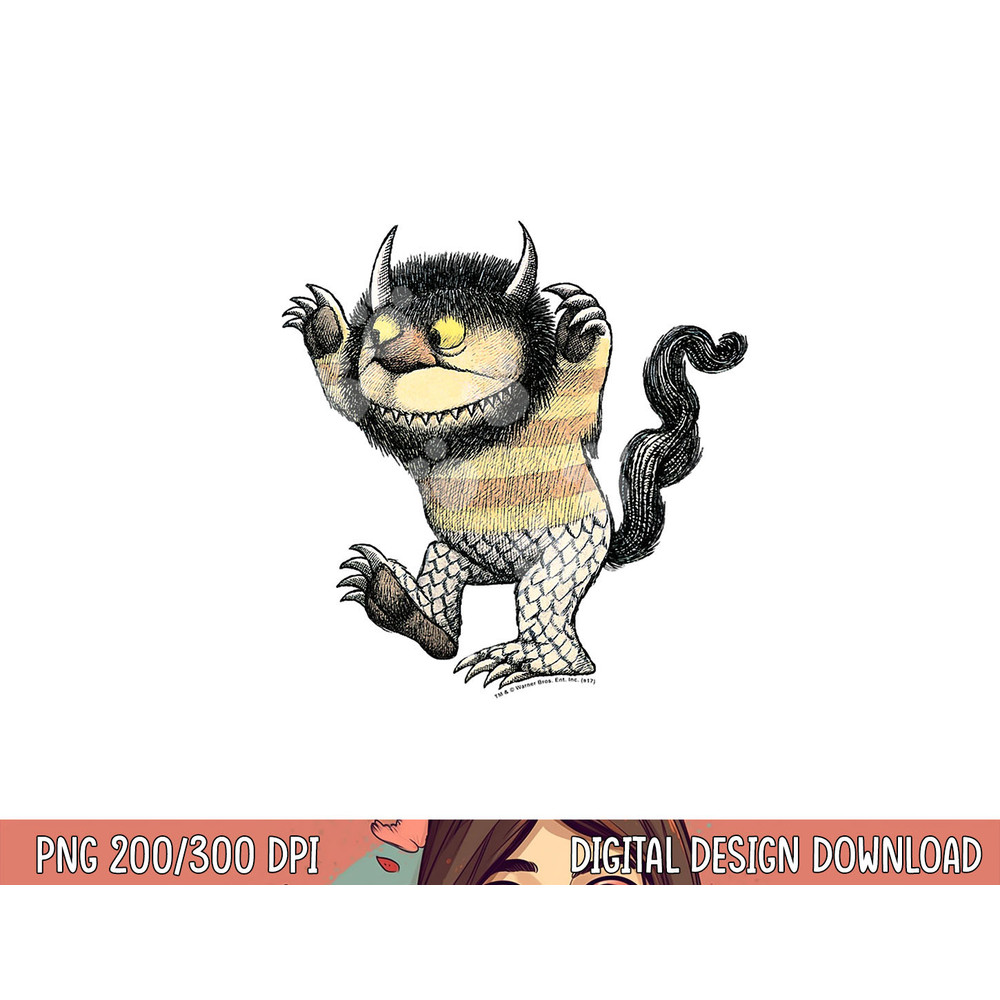 Where the Wild Things Are Carol png, sublimation .jpg
