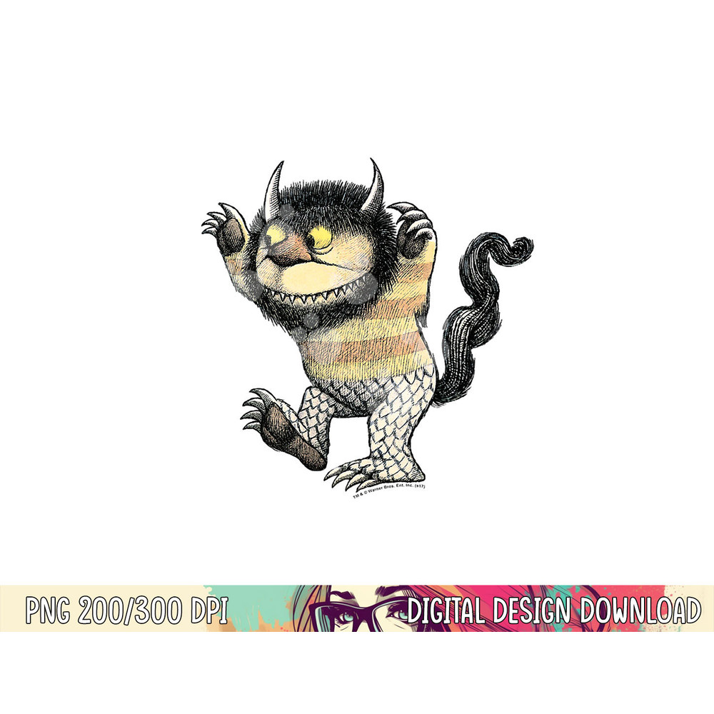Where the Wild Things Are Carol png, sublimation .jpg