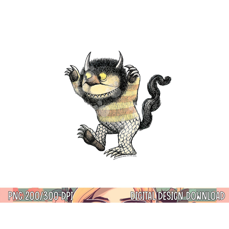 Where the Wild Things Are Carol png, sublimation .jpg