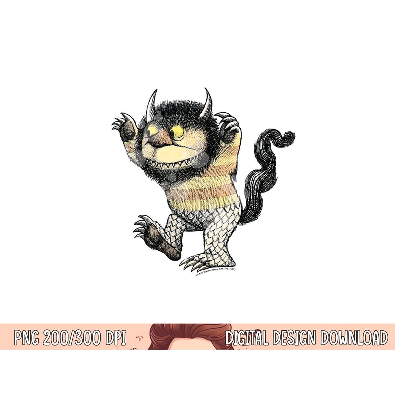 Where the Wild Things Are Carol png, sublimation .jpg