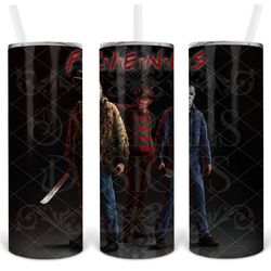 halloween scary movie  tumbler, horror movie 20oz skinny tumbler, horror movie tumbler, horror movie 30oz skinny tumbler