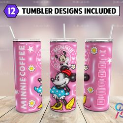 minnie caffee tumbler,minnie caffee skinny tumbler,cartoon movies vibrant adventures tumbler