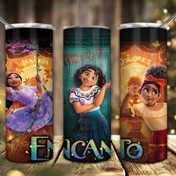 kid characters tumbler, kid characters skinny tumbler