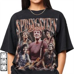 Bruce Springsteen Merch Long Sleeve T-Shirt - Top Selling Music Merchandise and Wallet with The Boss Trending Among Fans
