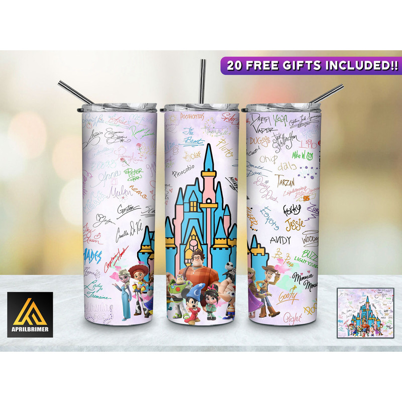 Cartoon Movies Tumbler,Cartoon Movies Skinny Tumbler,Cartoon Movies Wonderland Adventure Tumbler.png