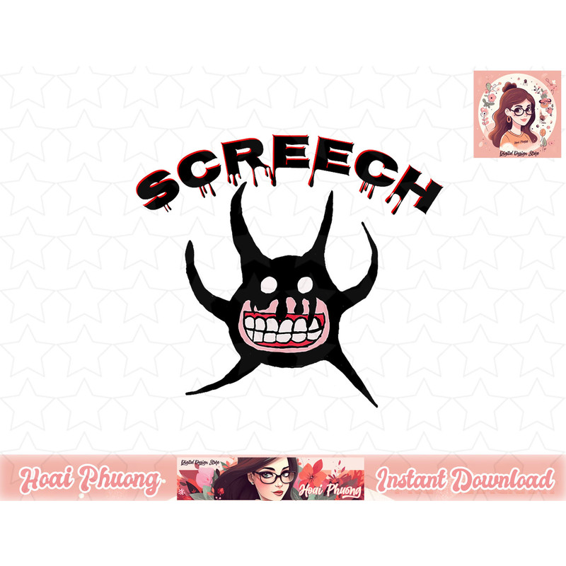 Screech Horror Game Doors Monster for Kids & Fans png, instant download.jpg