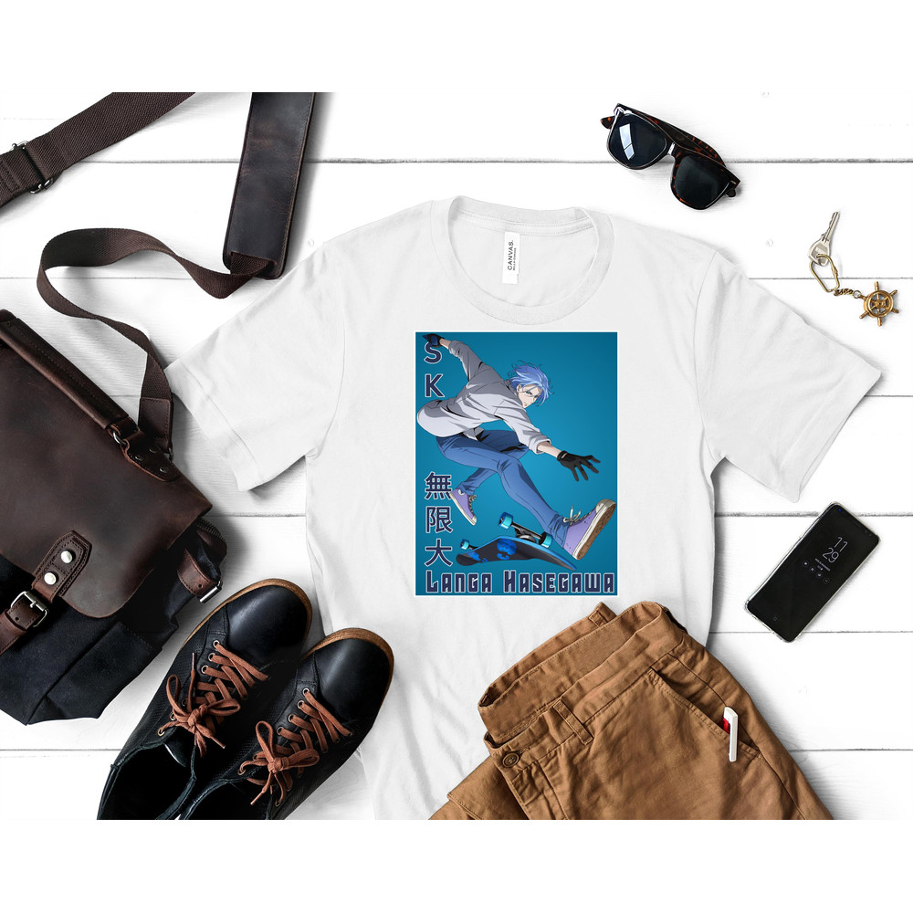 langa hasegawa sk8 the infinity anime 2021  Essential T-Shirt 270_White_White.jpg