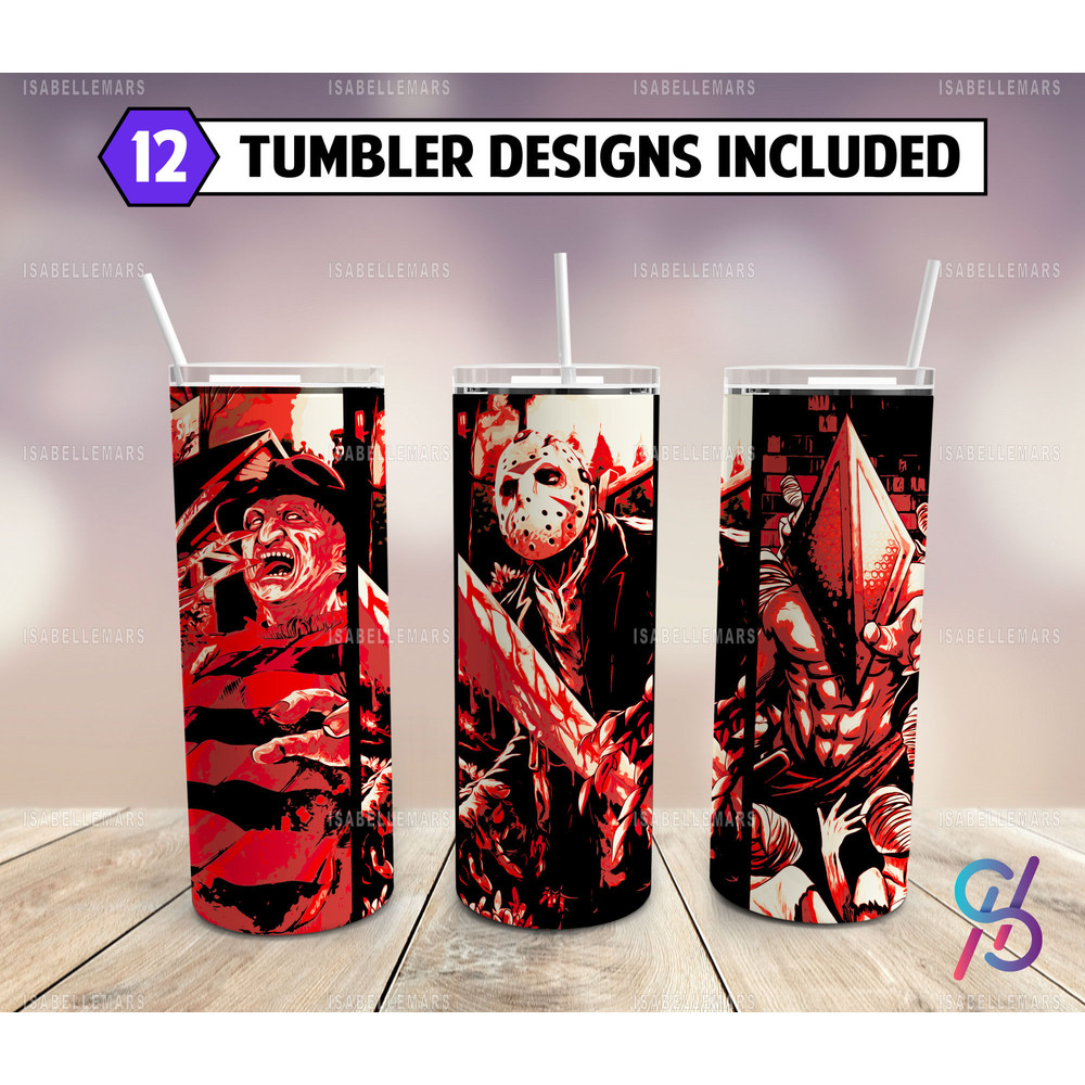 Elm Street Chronicles Freddy's Dark Reign, 20oz skinny tumbler, 30oz skinny tumbler.jpg