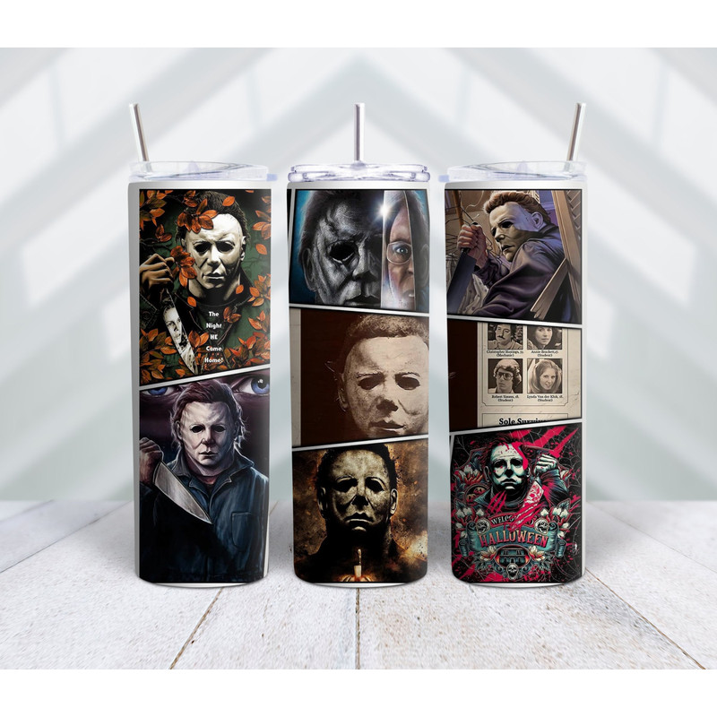 Movie Monsters Tumbler, Halloween Tumbler, Horror Movie Tumbler, Horror Movie Gifts, 20oz Tumbler, Halloween Gift, Scary Tumbler,-1.jpg