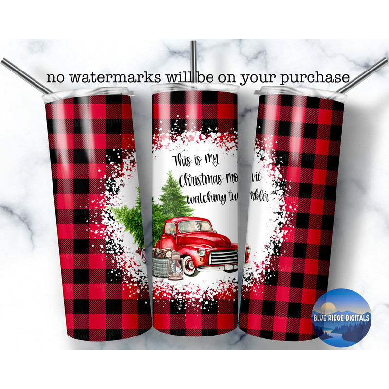 Christmas Movie Tumble,Christmas Movie Skinny Tumble,Christmas Movie Blissful Festive Escape Tumbler.png