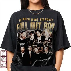 fall out boy 90s vintage shirt, fall out boy bootleg shirt, fall out boy tee, so much (for) stardust shirt, so much (for