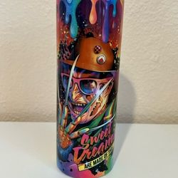 freddy's night terrors sleepless nights, 20oz skinny tumbler, 30oz skinny tumbler
