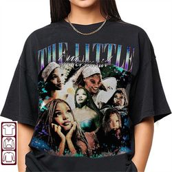 halle bailey 90s vintage shirt, halle bailey shirt, halle bailey tee, ariel shirt, ariel tee, ariel merch, the little me