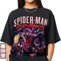 spider man miles morales 90s vintage shirt, spider man miles morales shirt, spider man miles morales merch, spider man m