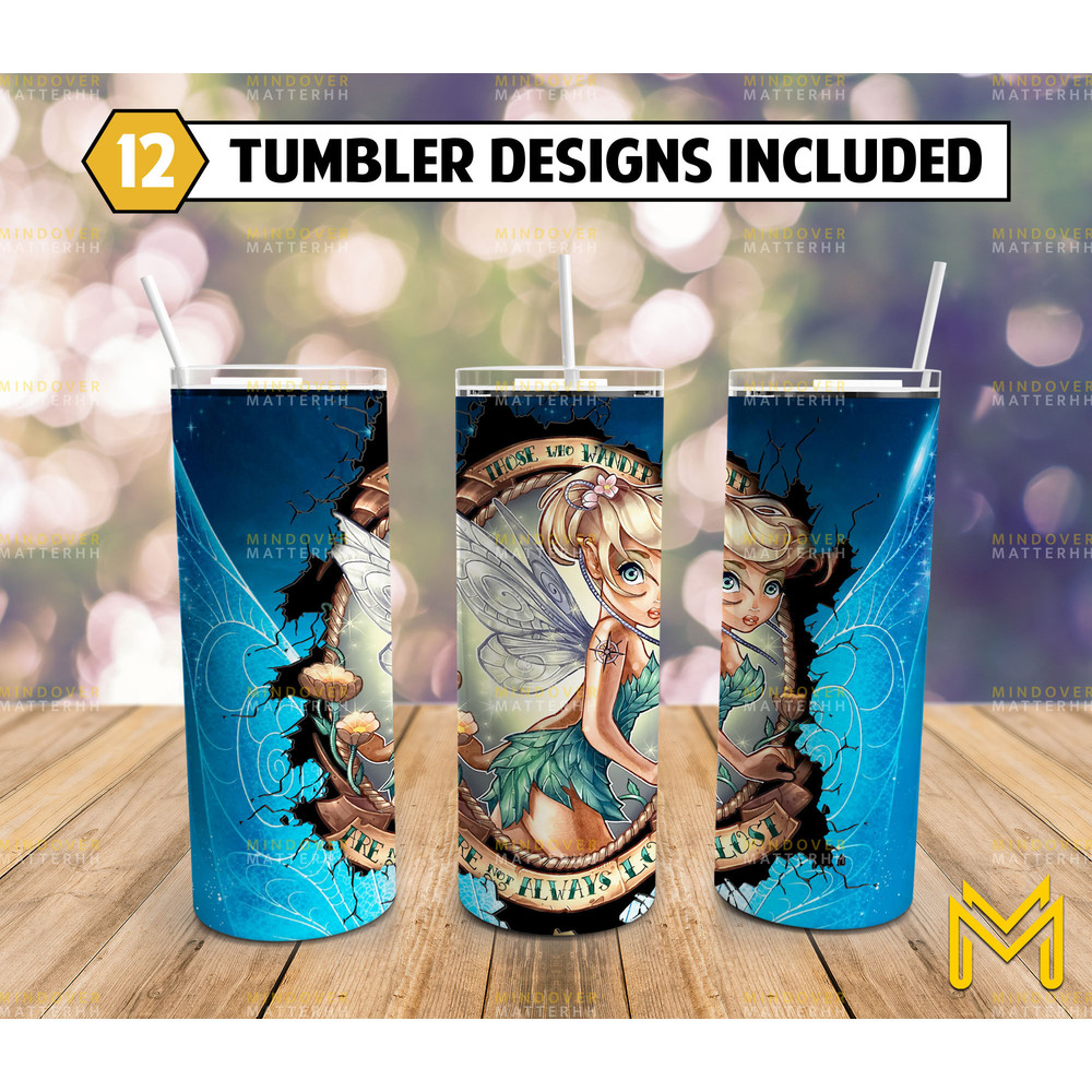 Princess Skinny Tumbler 20 oz Sublimation Design PNG - Movie Character Tumbler Straight and Tapered PNG-7.jpg