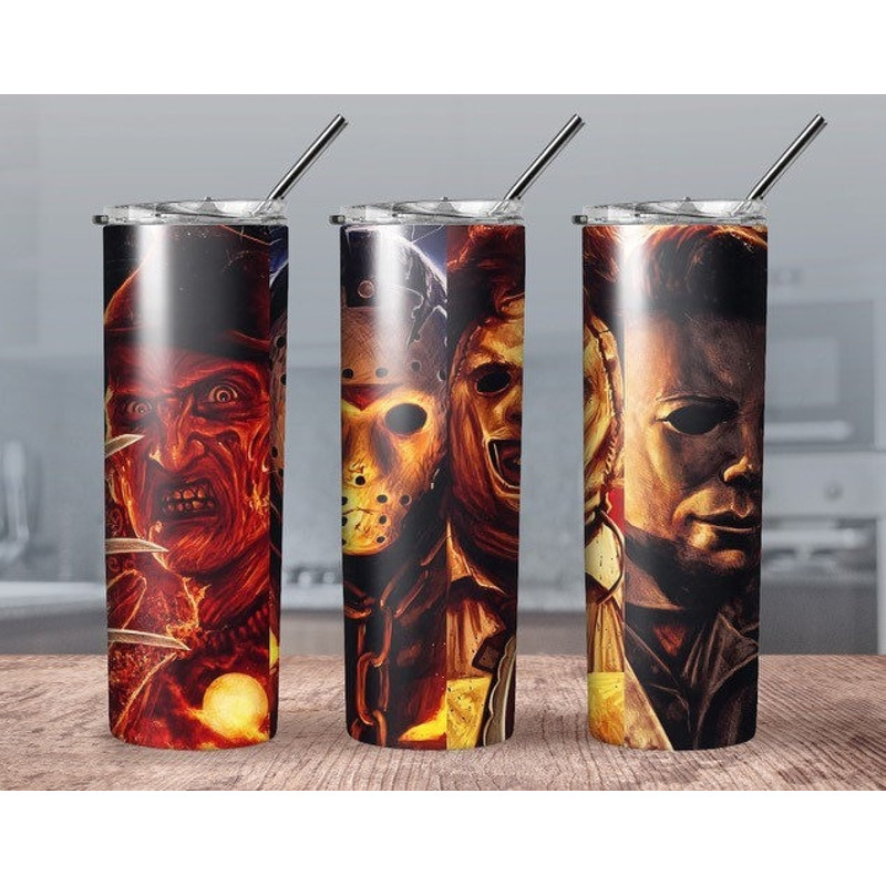 Shadows Of Fear Freddy's Sinister Presence, 20oz skinny tumbler, 30oz skinny tumbler.jpg