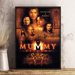 the mummy poster, movie poster, film poster, wall art, wall decor, prints, home decor, eternal curse unleashed poster