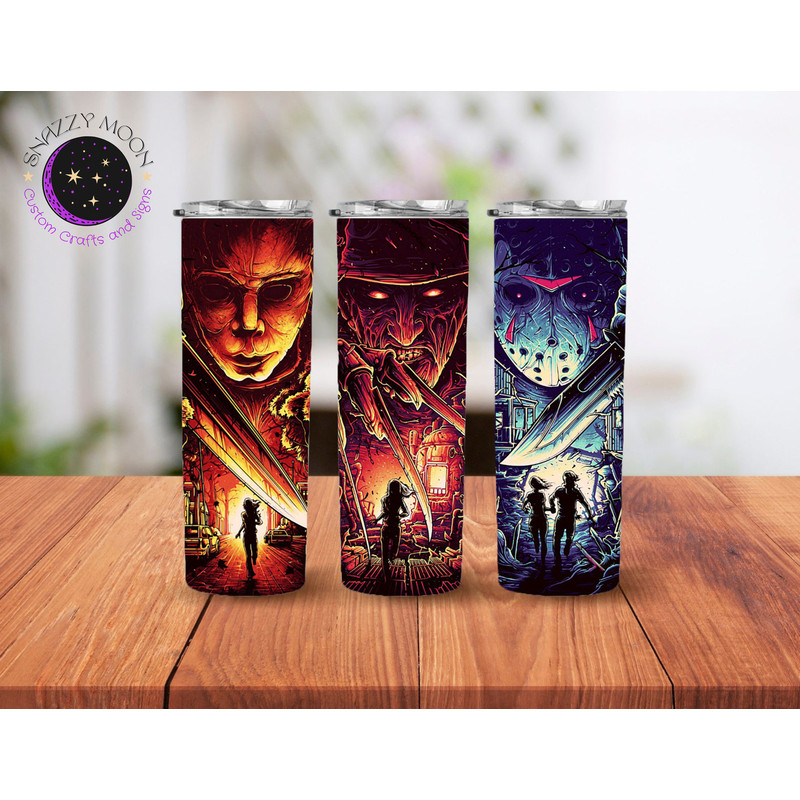 The Haunting Shadow Freddy's Sinister Grasp, 20oz skinny tumbler, 30oz skinny tumbler.jpg