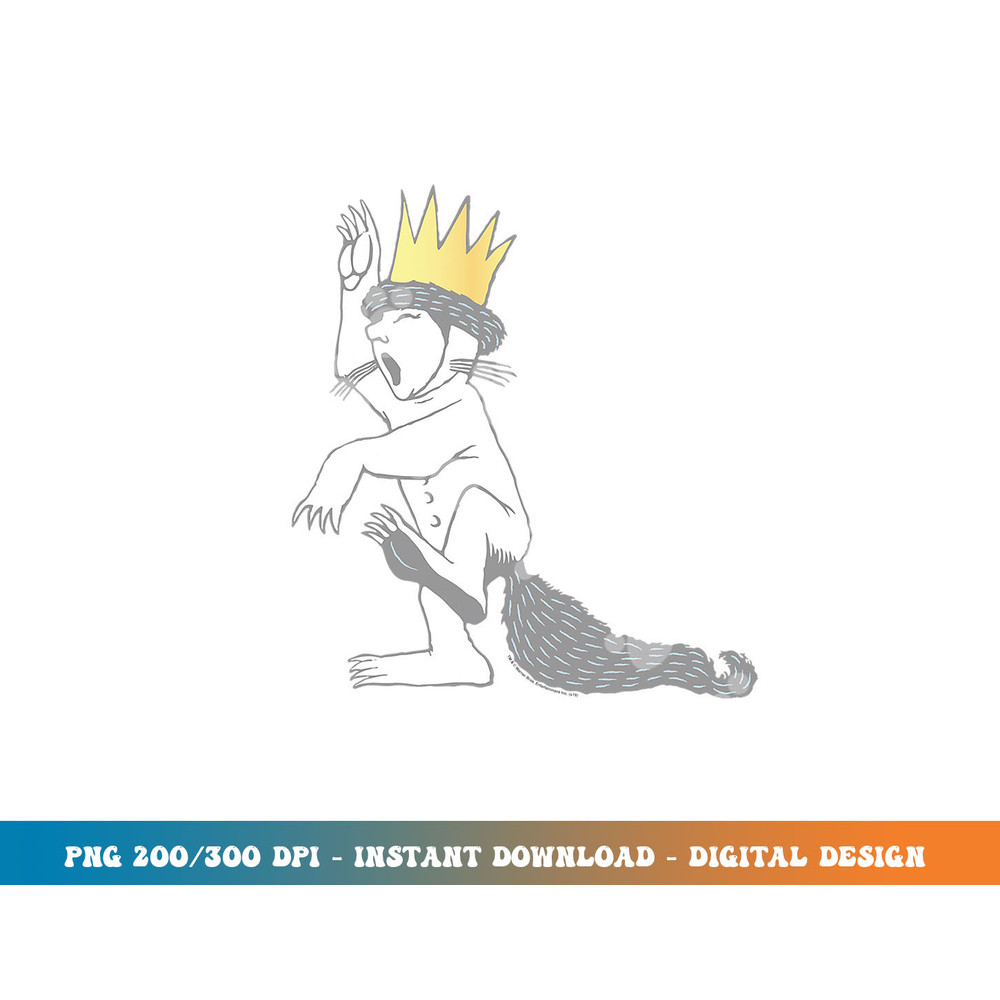 Where the Wild Things Are Max Roar png, sublimation.jpg