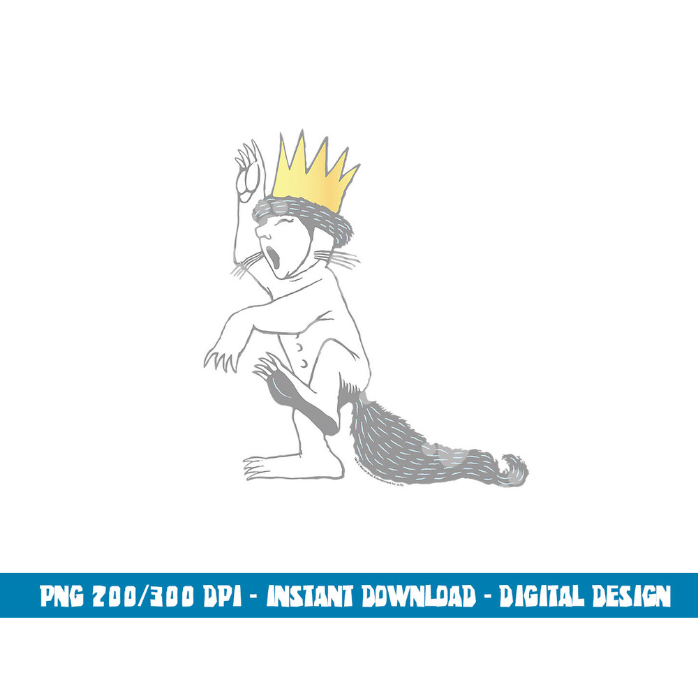Where the Wild Things Are Max Roar  png, sublimation .jpg
