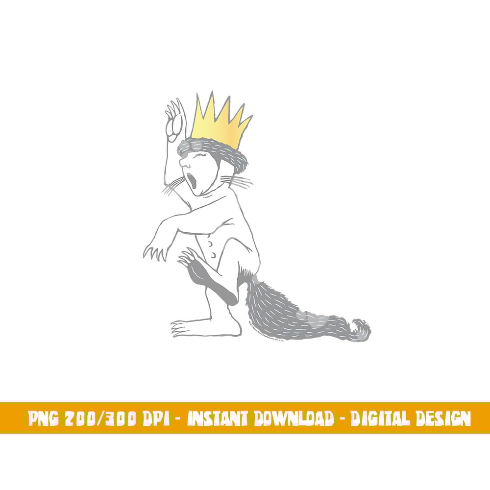 Where the Wild Things Are Max Roar png, sublimation .jpg