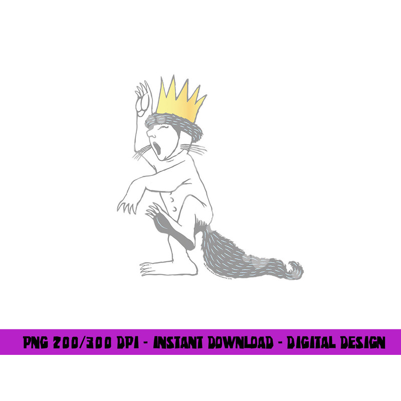 Where the Wild Things Are Max Roar  png, sublimation .jpg