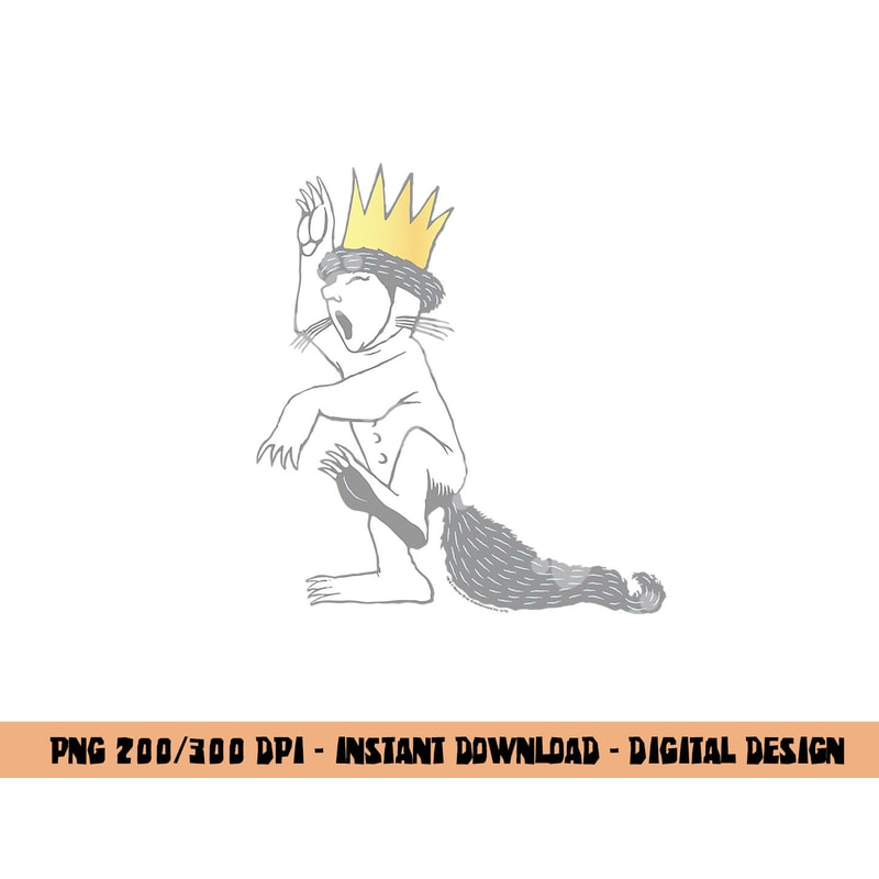 Where the Wild Things Are Max Roar png, sublimation .jpg