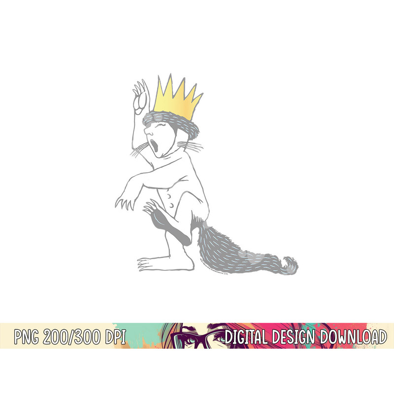 Where the Wild Things Are Max Roar png, sublimation .jpg