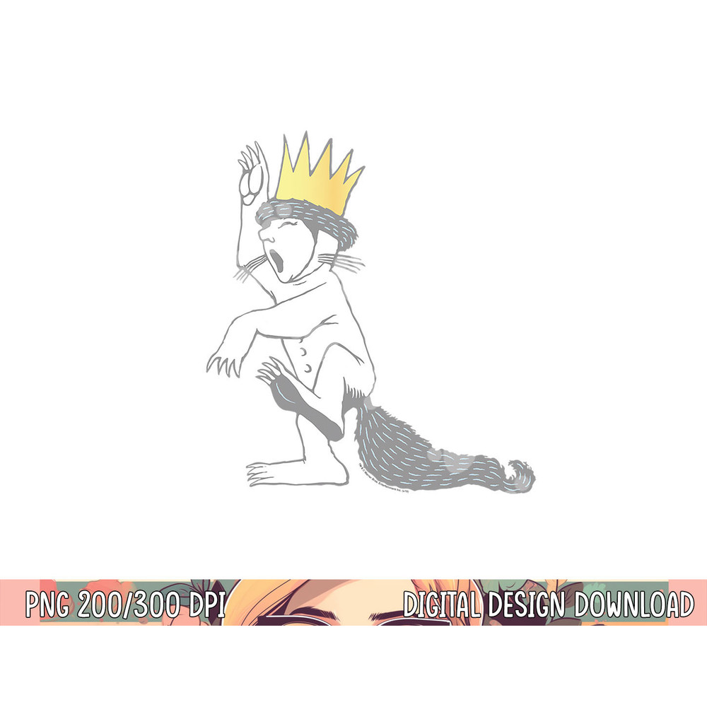 Where the Wild Things Are Max Roar png, sublimation .jpg