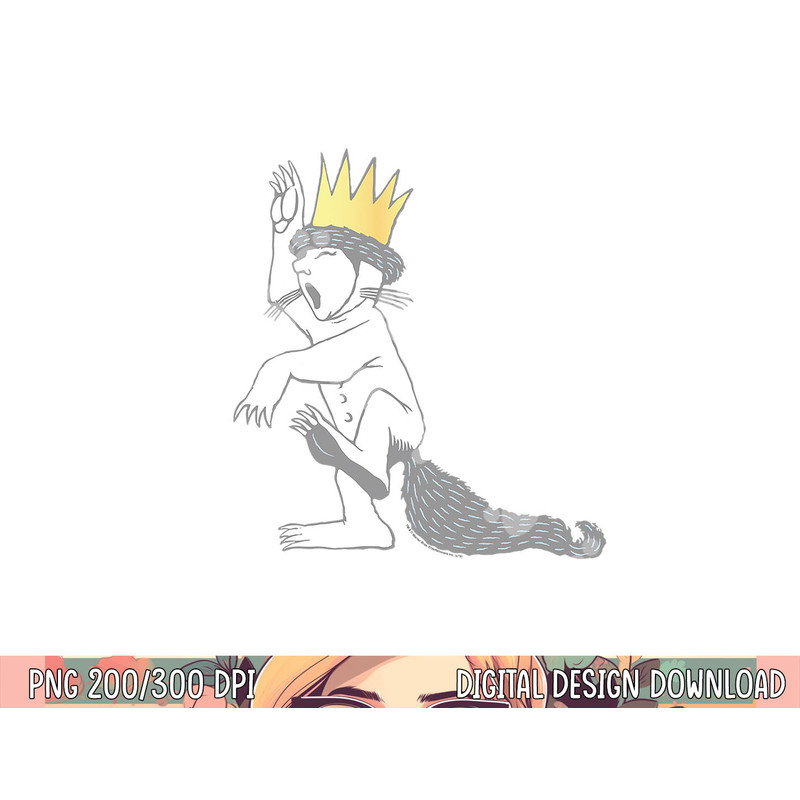 Where the Wild Things Are Max Roar png, sublimation .jpg