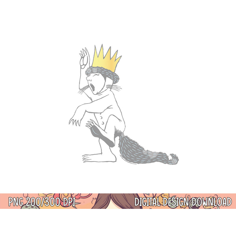 Where the Wild Things Are Max Roar png, sublimation .jpg