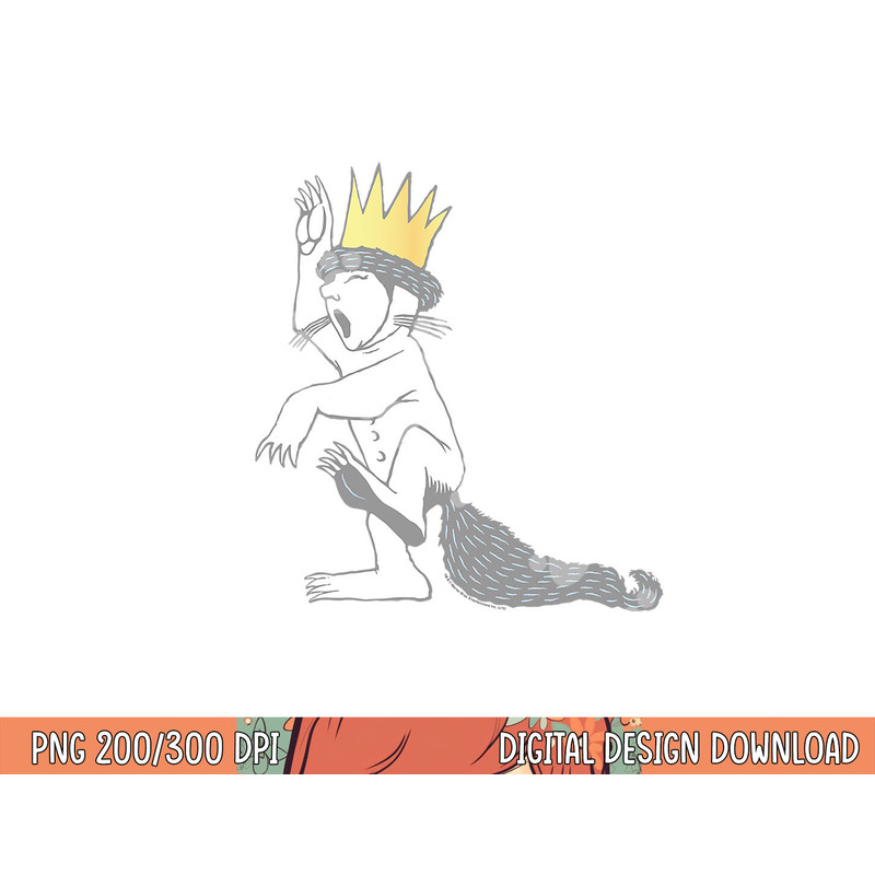 Where the Wild Things Are Max Roar png, sublimation .jpg