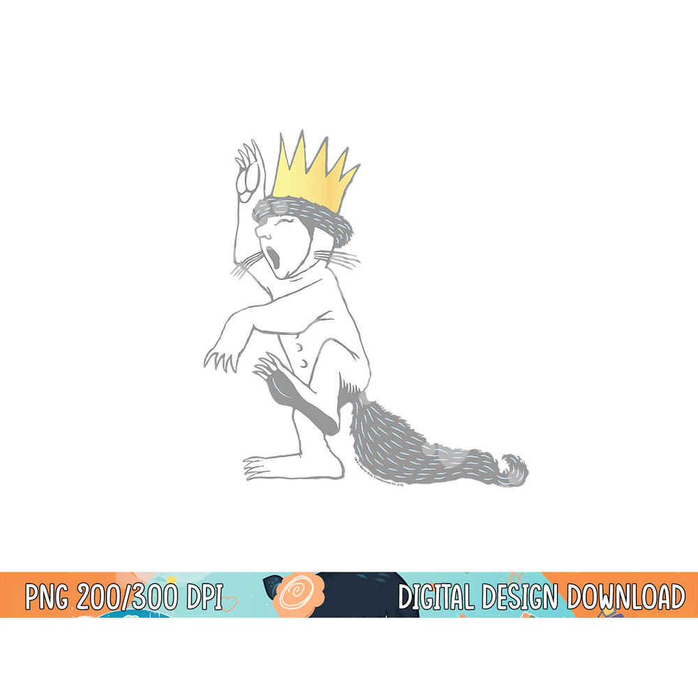 Where the Wild Things Are Max Roar  png, sublimation .jpg