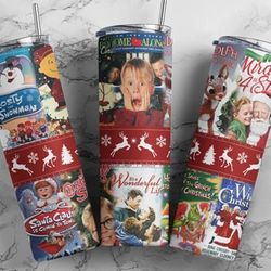 christmas movie tumble,christmas movie skinny tumble,christmas movie whimsical family fun tumbler