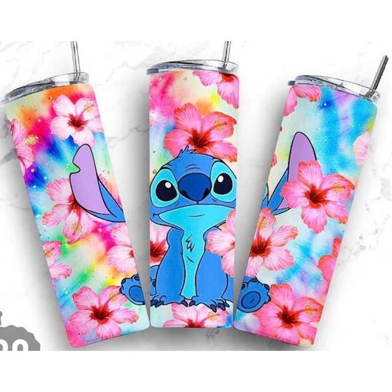 Adorable Stitch Collection Tumbler, Stitch Tumbler, Stitch 20oz Skinny Tumbler, Stitch 30oz Skinny Tumbler.png