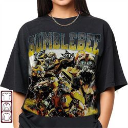 bumblebee 90s vintage shirt, bumblebee shirt, bumblebee tee, bumblebee merch, transformers rise of the beasts