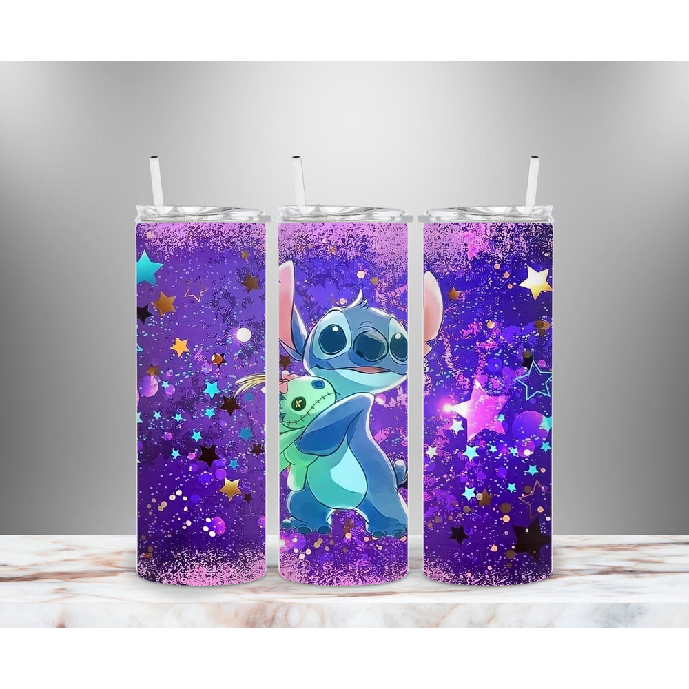 Stitch Fantasies Tumbler, Stitch Tumbler, Stitch 20oz Skinny Tumbler, Stitch 30oz Skinny Tumbler.png
