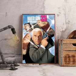 the naked gun poster, movie poster, film poster, wall art, wall decor, prints, home decor, hilarious law enforcement