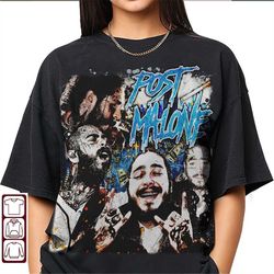 post malone 90s vintage shirt, post malone bootleg shirt, post malone tee, post malone 2023 tour shirt, post malone 2023