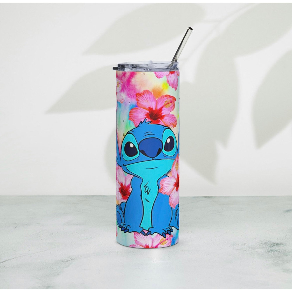 Stitch In Happiness Tumbler, Stitch Tumbler, Stitch 20oz Skinny Tumbler, Stitch 30oz Skinny Tumbler.png